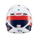 LEATT NOWOŚĆ KASK MOTO 3.5 V24 (+GOGLE VELOCITY 4.5 GRATIS) HELMET KIT ROYAL KOLOR BIAŁY/GRANATOWY/CZERWONY ROZMIAR XL (61-62 cm