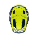 LEATT NOWOŚĆ KASK MOTO 7.5 V24 (+GOGLE VELOCITY 4.5 GRATIS) HELMET KIT BLUE KOLOR GRANATOWY/ŻÓŁTY FLUO/BIAŁY ROZMIAR S (55-56 cm