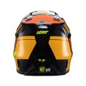 LEATT NOWOŚĆ KASK MOTO 7.5 V24 (+GOGLE VELOCITY 4.5 GRATIS) HELMET KIT CITRUS KOLOR CZARNY/POMARAŃCZOWY/ŻÓŁTY FLUO ROZMIAR XXL (