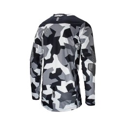 LEATT NOWOŚĆ KOSZULKA MOTO 4.5 ENDURO JERSEY FORGE KOLOR CZARNY/SZARY/CAMO ROZMIAR M