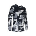 LEATT NOWOŚĆ KOSZULKA MOTO 4.5 ENDURO JERSEY FORGE KOLOR CZARNY/SZARY/CAMO ROZMIAR M