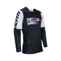 LEATT NOWOŚĆ KOSZULKA MOTO 4.5 LITE JERSEY BLACK KOLOR CZARNY/BIAŁY ROZMIAR M