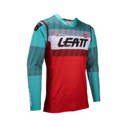 LEATT NOWOŚĆ KOSZULKA MOTO 5.5 ULTRAWELD JERSEY FUEL KOLOR NIEBIESKI/CZERWONY ROZMIAR M