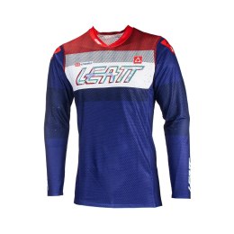 LEATT NOWOŚĆ KOSZULKA MOTO 5.5 ULTRAWELD JERSEY ROYAL KOLOR GRANATOWY/BIAŁY/CZERWONY ROZMIAR M