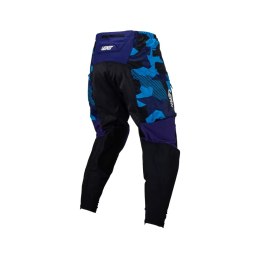 LEATT NOWOŚĆ SPODNIE MOTO 4.5 ENDURO PANTS BLUE KOLOR CZARNY/GRANATOWY/NIEBIESKI/CAMO ROZMIAR S