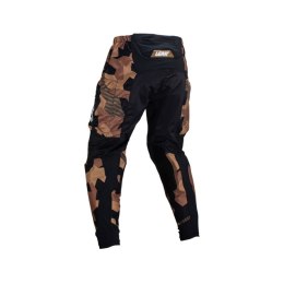 LEATT NOWOŚĆ SPODNIE MOTO 4.5 ENDURO PANTS STONE KOLOR CZARNY/BRĄZOWY/CAMO ROZMIAR XXL