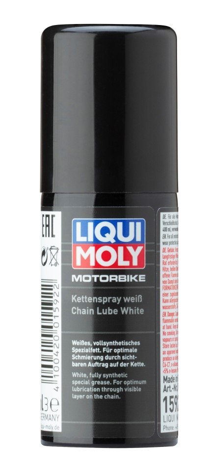 LIQUI MOLY MOTORBIKE BIAŁY SMAR DO ŁAŃCUCHA SYNTETYCZNY 0,05L (24)