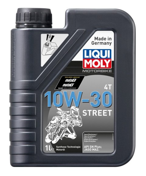 LIQUI MOLY OLEJ SILNIKOWY MOTORBIKE 4T 10W30 STREET 1L (6)