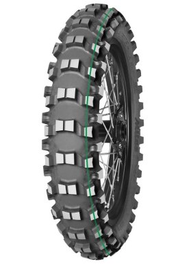 MITAS OPONA 100/90-19 TERRA FORCE MX-SM 57M TT SUPER LIGHT (ZIELONY PASEK) TYŁ DOT 37-38/2022 (26650) WYCOFANE