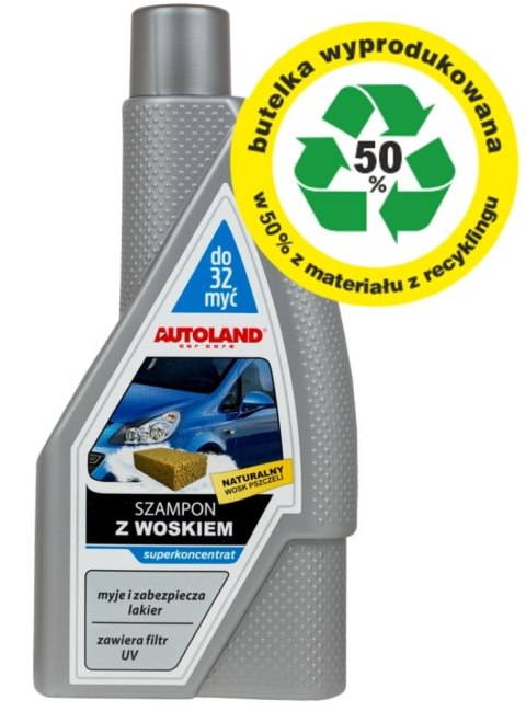 AUTOLAND SZAMPON Z WOSKIEM 0,95L (12)