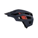 LEATT NOWOŚĆ KASK ROWEROWY MTB TRAIL 3.0 V23 HELMET SHADOW KOLOR SZARY/POMARAŃCZOWY ROZMIAR L (59-63 cm)