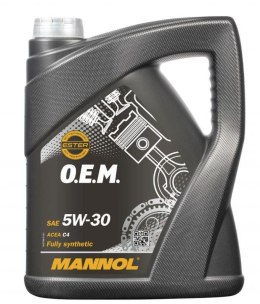 MANNOL NOWY TOWAR 07/2023 OLEJ SILNIKOWY SAMOCHODOWY 5W30 O.E.M. FOR RENAULT RN 0720 c4 4 LITRY (7706) (SYNTETYCZNY)