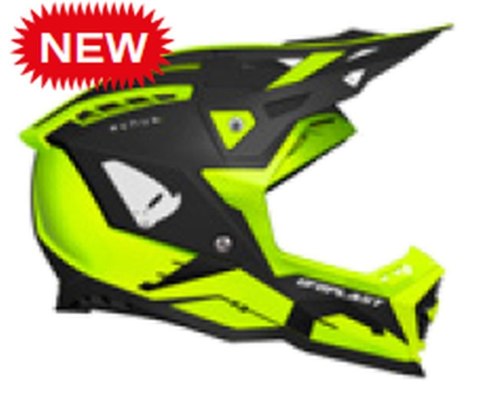 UFO KASK ECHUS CROSS KOLOR CZARNY/ŻÓŁTY FLUO ROZMIAR XL ( ECE 22R06 ) - KOLEKCJA 2024