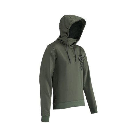 LEATT NOWOŚĆ BLUZA ROWEROWA MTB GRAVITY 3.0 HOODIE SPINACH KOLOR ZIELONY ROZMIAR S