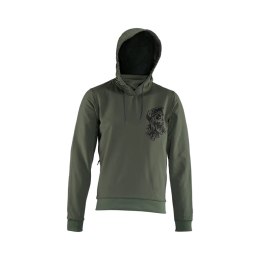 LEATT NOWOŚĆ BLUZA ROWEROWA MTB GRAVITY 3.0 HOODIE SPINACH KOLOR ZIELONY ROZMIAR S