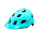 LEATT NOWOŚĆ KASK ROWEROWY MTB ALLMTN 1.0 JUNIOR (DZIECIĘCY/WYPINANA SZCZĘKA) V24 AQUA KOLOR GRANATOWY/NIEBIESKI ROZMIAR XS (50-