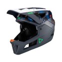 LEATT NOWOŚĆ KASK ROWEROWY MTB ENDURO 4.0 (WYPINANA SZCZĘKA) V24 HELMET JUNGLE KOLOR GRANATOWY/BIAŁY ROZMIAR L (59-63 cm)