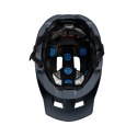 LEATT NOWOŚĆ KASK ROWEROWY MTB ENDURO 4.0 (WYPINANA SZCZĘKA) V24 HELMET JUNGLE KOLOR GRANATOWY/BIAŁY ROZMIAR S (51-55 cm)