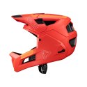 LEATT NOWOŚĆ KASK ROWEROWY MTB ENDURO 4.0 (WYPINANA SZCZĘKA) V24 HELMET RED KOLOR CZERWONY ROZMIAR L (59-63 cm)