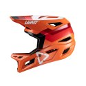 LEATT NOWOŚĆ KASK ROWEROWY MTB GRAVITY 4.0 V24 HELMET FLAME KOLOR POMARAŃCZOWY/BORDOWY/BIAŁY ROZMIAR XL (61-62 cm)