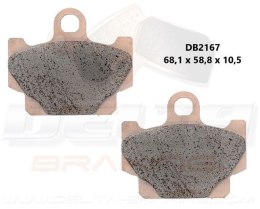 DELTA BRAKING KLOCKI HAMULCOWE PRZÓD KH81 - ZASTĘPUJĄ DB2167MX-D I DB2167QD-D YAMAHA XV 250 VIRAGO '89-'94, SR 125 92-'96, SR 25