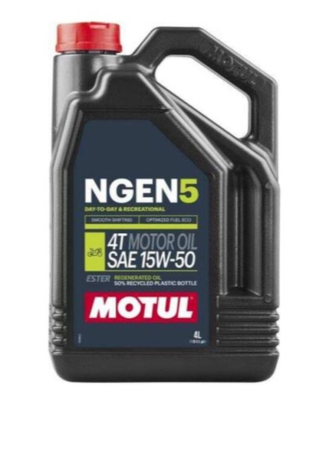 MOTUL OLEJ SILNIK NGEN 5 15W50 4T 4L PÓŁSYNTETYK