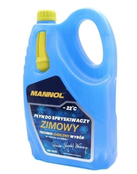 MANNOL ZIMOWY PŁYN DO SPRYSKIWACZY DO - 22 STOPNI 4L (ETYLOWY) (MN7000)