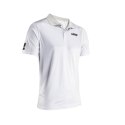 LEATT NOWOŚĆ KOSZULKA POLO SHIRT TEAM SHORT STEEL KOLOR BIAŁY ROZMIAR XL (CASUAL)