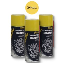 MANNOL CARBURETOR CLEANER SPRAY DO CZYSZCZENIA GAŹNIKA 600 ML (9770) (24) KARTON 24 SZTUKI (PAKIET)