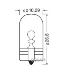 OSRAM WYPRZEDAŻ ŻARÓWKA 12V 5W WY5W W2,1x9,5d (POMARAŃCZOWA - KIERUNKOWSKAZ) 1 SZTUKA