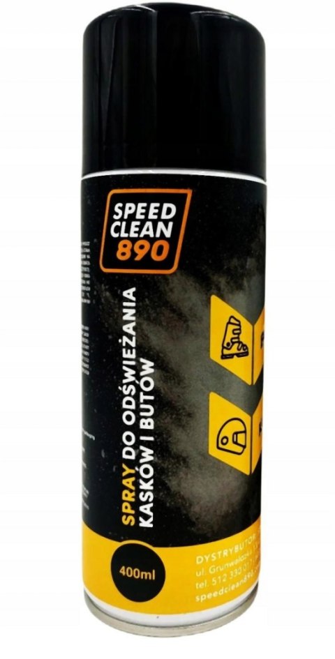 SPEEDCLEAN 890 SPRAY DO ODŚWIEŻANIA KASKÓW I BUTOW POJEMNOŚĆ 400ML