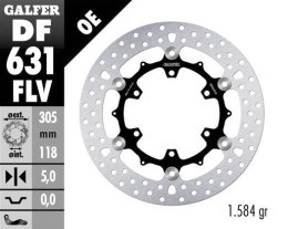 GALFER TARCZA HAMULCOWA PRZÓD BMW K100/K1100/R850/R1100 (305X118X5)