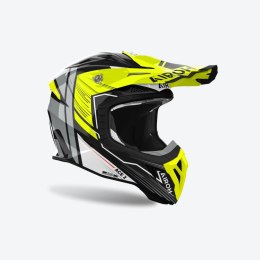 AIROH KASK CROSS / ENDURO / ATV / QUAD AVIATOR ACE 2 ENGINE KOLOR CZARNY/SZARY/ŻÓŁTY FLUO ROZMIAR L