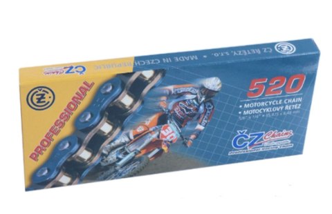 CZ 2024/04 ŁAŃCUCH NAPĘDOWY 520 EC (106 OGNIW) MOTOCROSS DO 550 CCM (38,0 KN) + ZAPINKA