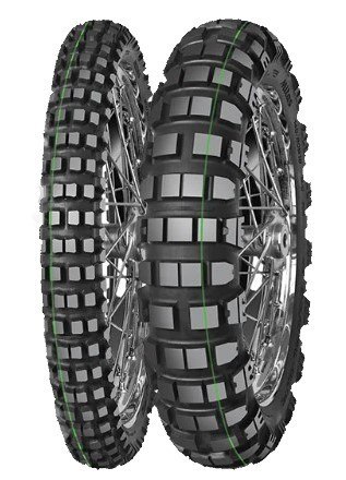 MITAS OPONA 140/80B18 ENDURO TRAIL-RALLY PRO SUPER LIGHT (ZIELONY PASEK) 70R M+S TYŁ DOT 01/2024 (zamiennik:70000334) (460131)