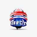 AIROH KASK CROSS / ENDURO / ATV / QUAD AVIATOR ACE 2 PROUD KOLOR BIAŁY/NIEBIESKI/CZERWONY ROZMIAR XL