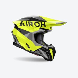 AIROH KASK CROSS / ENDURO / ATV / QUAD TWIST 3 KING KOLOR SZARY/CZARNY/ŻÓŁTY FLUO ROZMIAR L