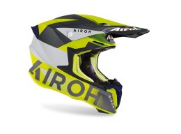 AIROH WYPRZEDAŻ KASK CROSS / ENDURO / ATV / QUAD TWIST 2.0 LIFT KOLOR CZARNY/ŻÓŁTY MAT ROZMIAR S