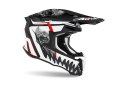 AIROH WYPRZEDAŻ KASK CROSS / ENDURO / ATV / QUAD TWIST 2.0 MASK MATT KOLOR BIAŁY/CZARNY/CZERWONY MAT ROZMIAR L