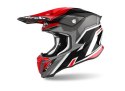 AIROH WYPRZEDAŻ KASK CROSS / ENDURO / ATV / QUAD TWIST 2.0 SHAKEN KOLOR CZARNY/CZERWONY/SZARY ROZMIAR S