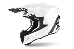 AIROH WYPRZEDAŻ KASK CROSS / ENDURO / ATV / QUAD TWIST 2.0 WHITE GLOSS KOLOR BIAŁY POŁYSK ROZMIAR M