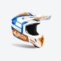 AIROH KASK CROSS / ENDURO / ATV / QUAD AVIATOR ACE 2 SAKE ORANGE GLOSS KOLOR POMARAŃCZOWY/BIAŁY/NIEBIESKI ROZMIAR L