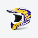 AIROH KASK CROSS / ENDURO / ATV / QUAD AVIATOR ACE 2 SAKE YELLOW GLOSS KOLOR ŻÓŁTY/FIOLETOWY ROZMIAR L