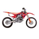 BLACKBIRD KOMPLET NAKLEJEK (OKLEIN) HONDA CRF 250R '10-'13; CRF 450R '09-'12 REPLICA TEAM HRC 23 CZERWONY CZARNY