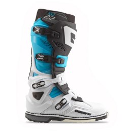 GAERNE BUTY CROSS/ENDURO MODEL SG-22 LIMITED EDITION WHITE/BLACK/BLUE KOLOR BIAŁY/CZARNY/NIEBIESKI ROZMIAR 42