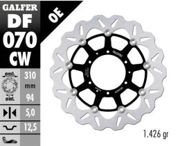 GALFER TARCZA HAMULCOWA PRZÓD HONDA CBR 600 RR '03-'17; CBR 1000 RR '04-'05; CB 1000 R '08-'17; CB 1300 F/S '05-; CTX 1300 C '14