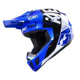 KENNY RACING KASK CROSS/ENDURO MODEL PERFORMANCE MIPS CANDY BLUE KOLOR NIEBIESKI/CZARNY/BIAŁY ROZMIAR M ( 57 - 58 CM )