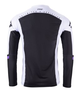 KENNY RACING KOSZULKA CROSS/ENDURO MODEL PERFORMANCE SOLID BLACK/PURPLE KOLOR BIAŁY/CZARNY/FIOLETOWY ROZMIAR M