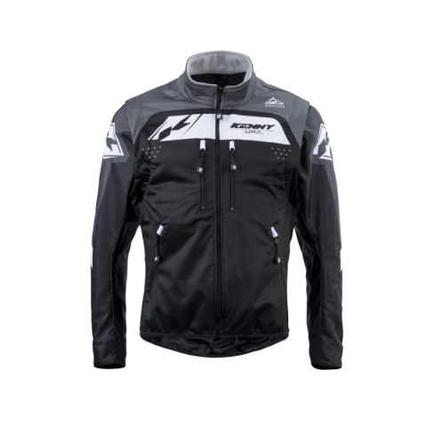 KENNY RACING KURTKA ADVENTURE/ENDURO MODEL SOFTSHELL GREY KOLOR CZARNY/SZARY/BIAŁY ROZMIAR L