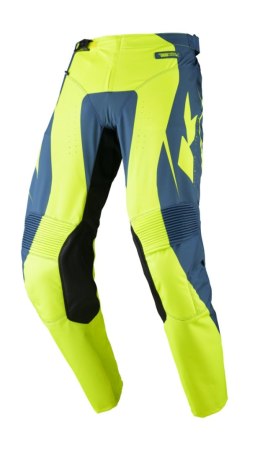 KENNY RACING SPODNIE CROSS/ENDURO MODEL PERFORMANCE SOLID NEON YELLOW KOLOR ŻÓŁTY FLUO/NIEBIESKI ROZMIAR 36